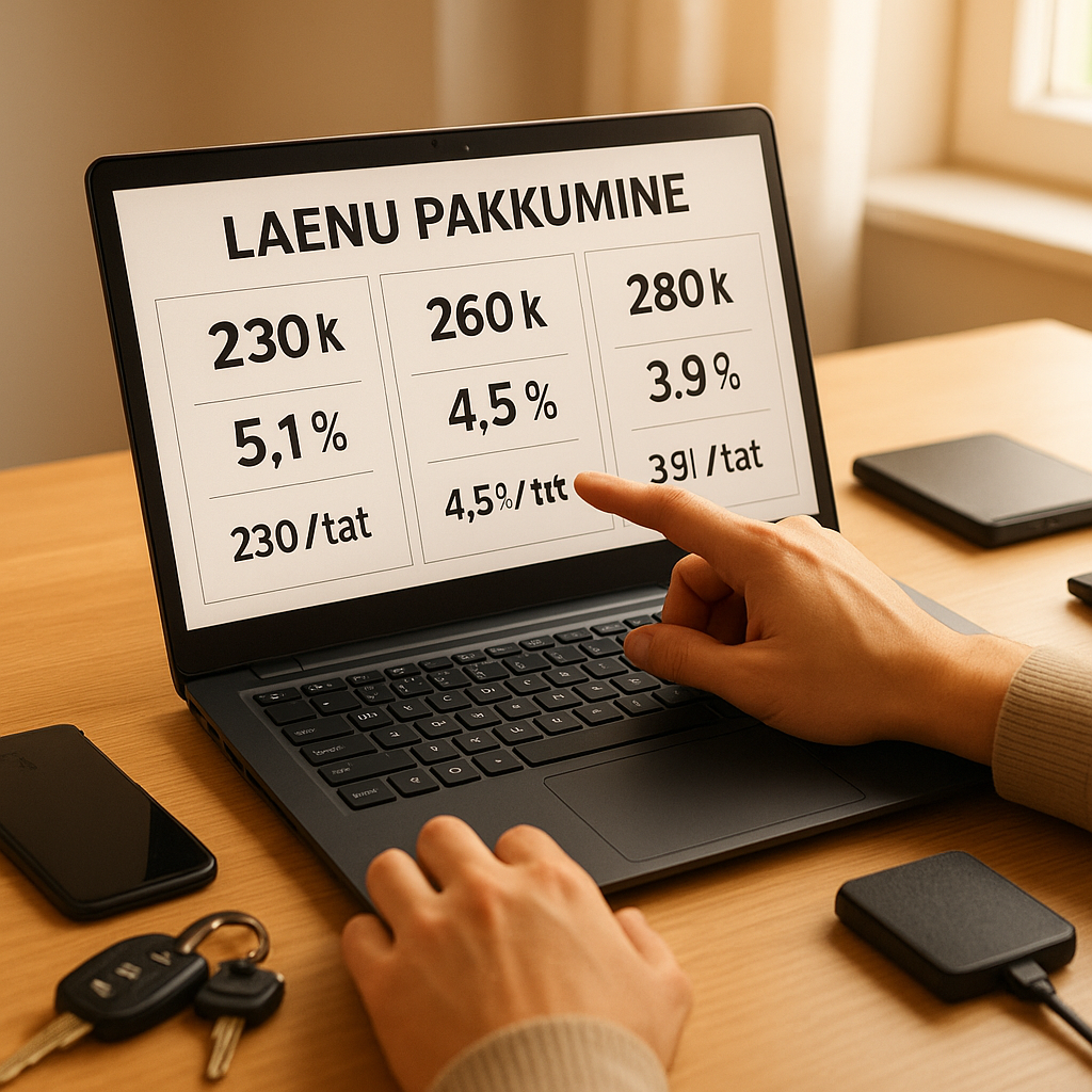 Kiirlaenu pakkujate võrdlus: mida autoomanik peaks teadma?